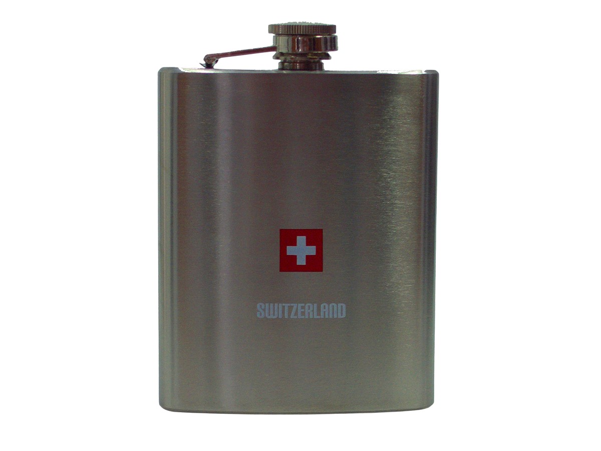 V-Fire Taschenflasche Switzerland chrom 9 oz.270ml