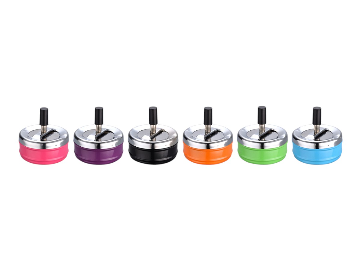 Champ Push Ashtray Colorful 9 cm