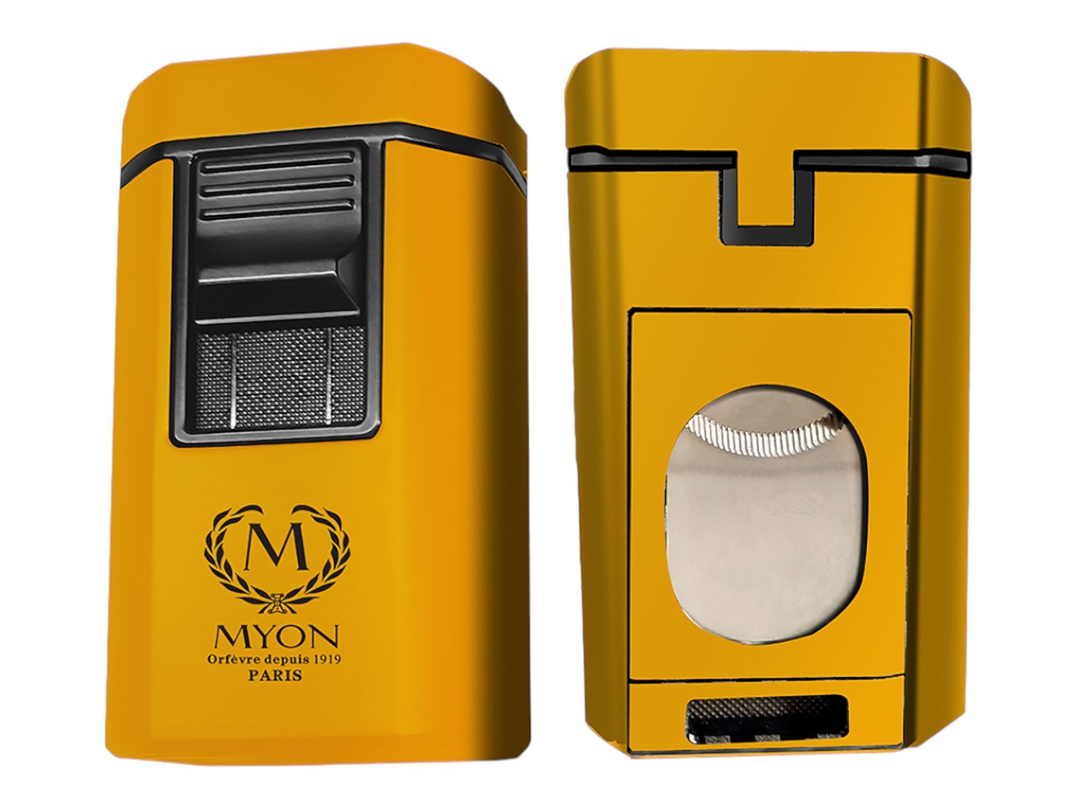 Myon 4-Jet 2 Zigarrenpiercer+Cutter gelb
