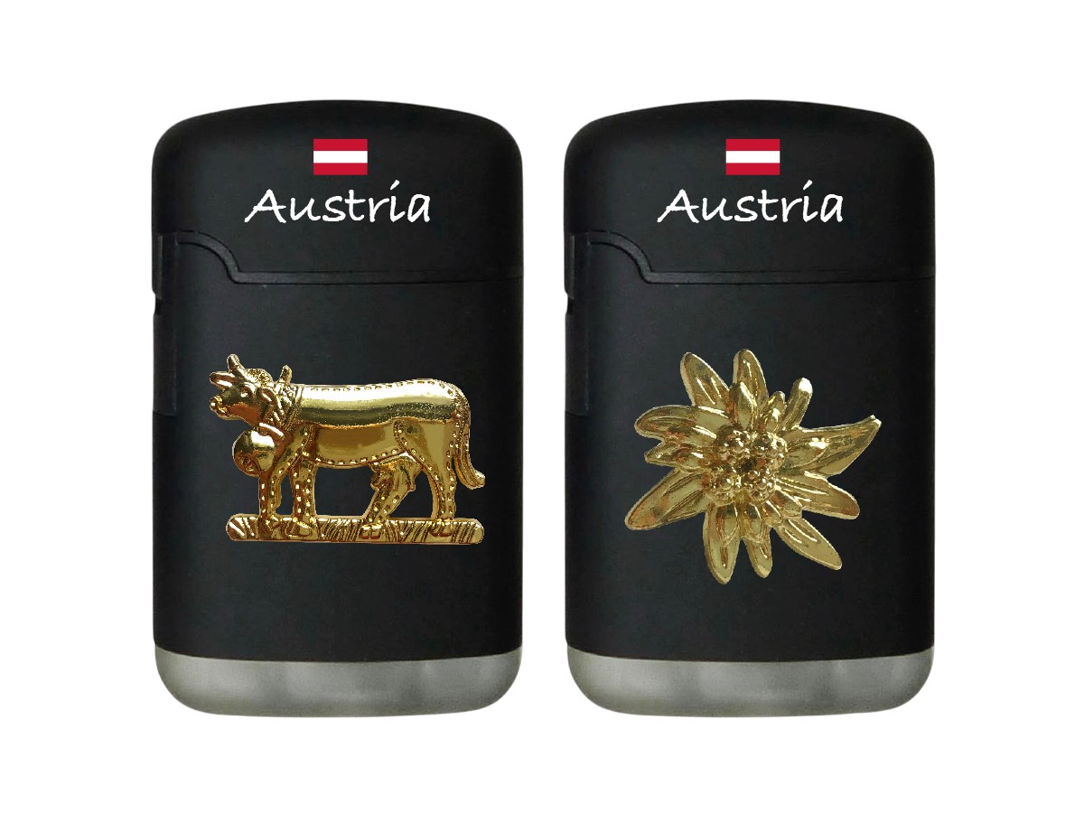 Easy Torch 8 Rubber Black Austria Gold Pin