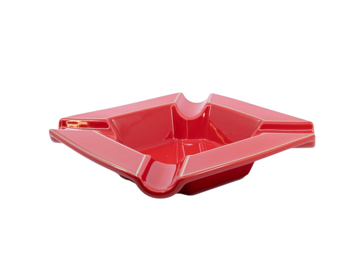 Tycoon Cigar Ashtray II eckig red