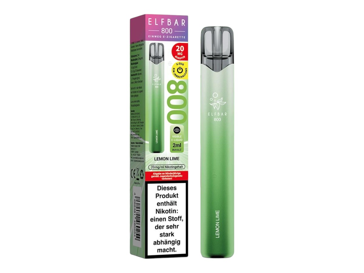 Elfbar 800 Lemon Lime 20mg
