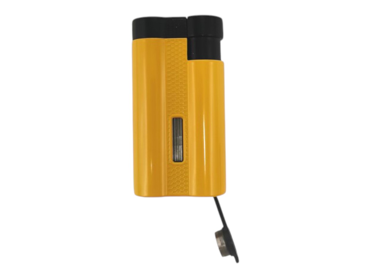 Myon Mimet 3-Jet Lighter with Piercer yellow