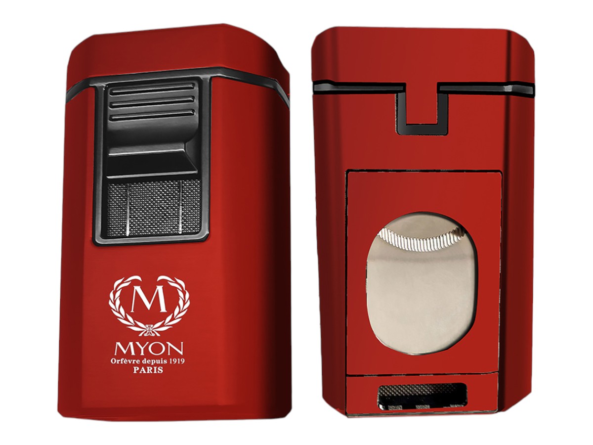 Myon 4-Jet 2 Zigarrenpiercer+Cutter red