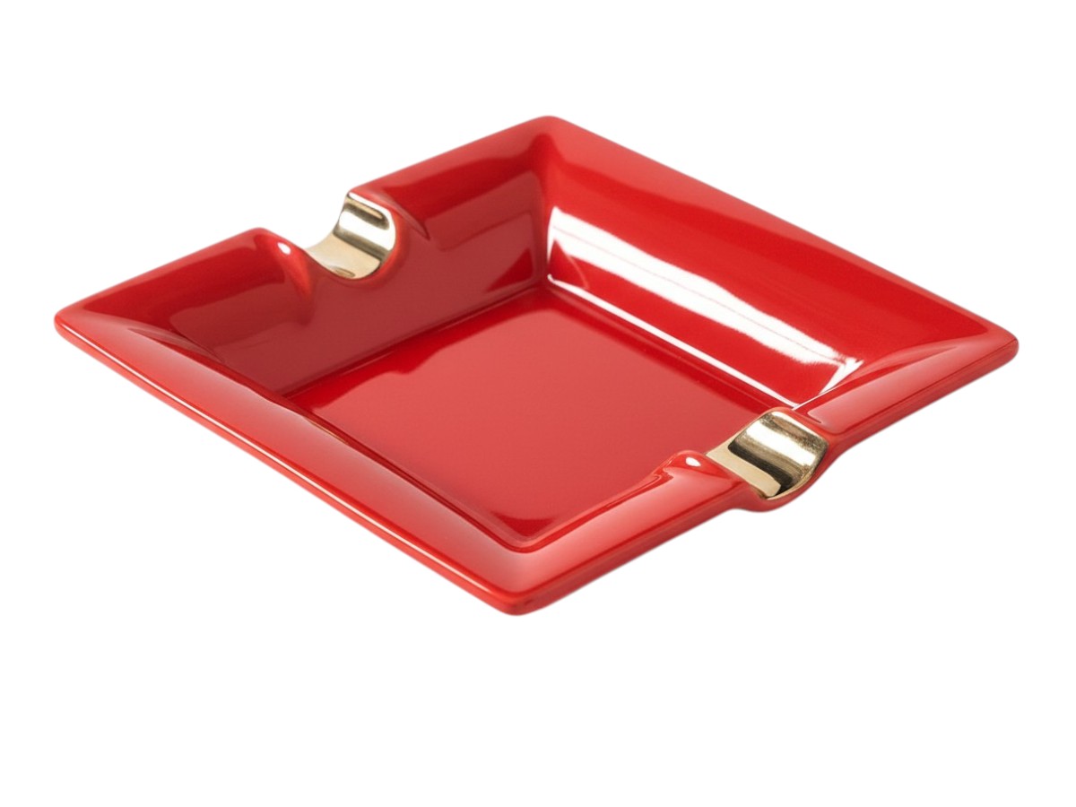 Tycoon Cigar Ashtray I rechteckig red
