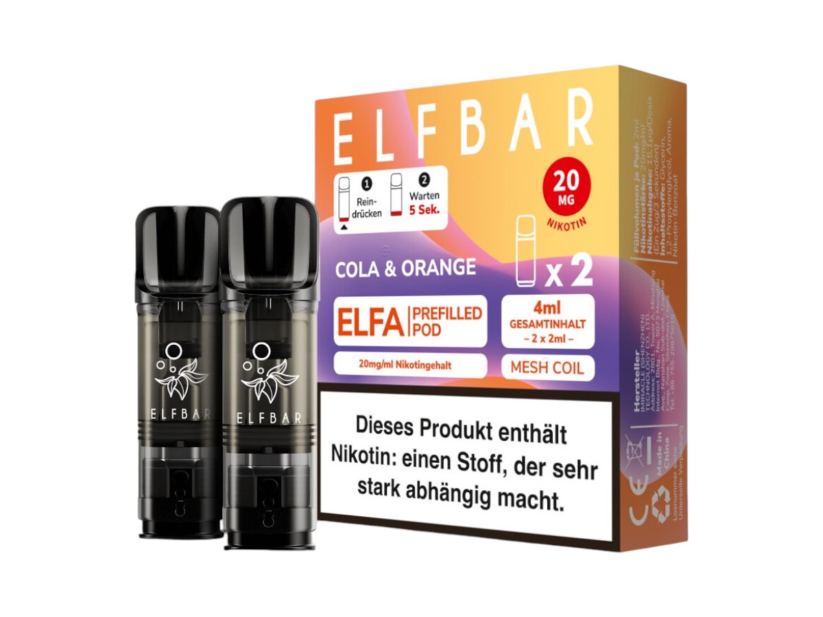 Elfbar Pod Cola & Orange 20mg