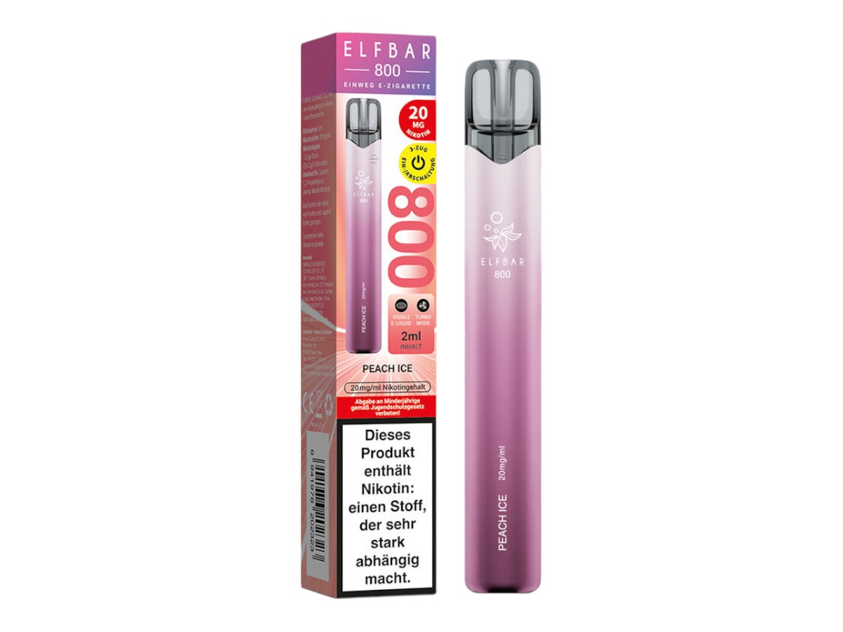 Elfbar 800 Peach Ice 20 mg