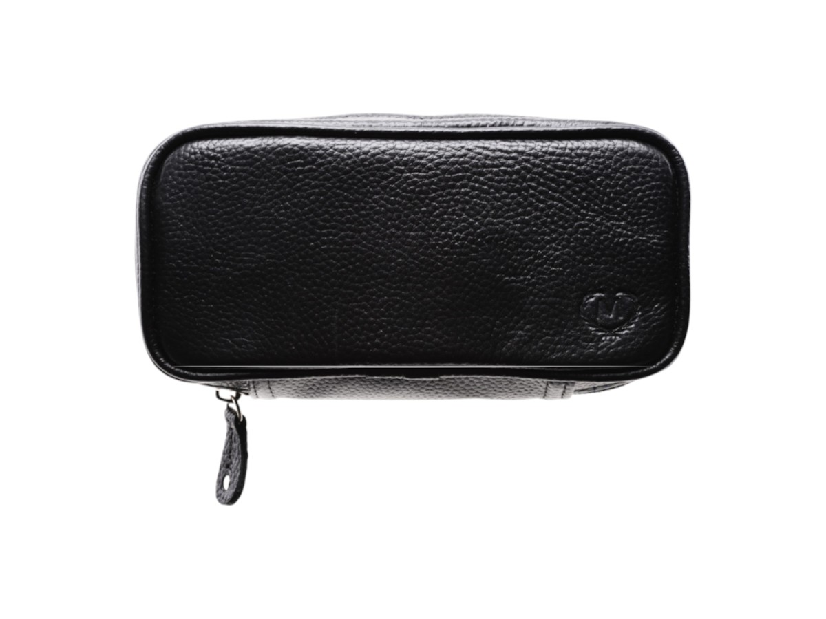 Myon Pfeifentasche 2er Leder schwarz