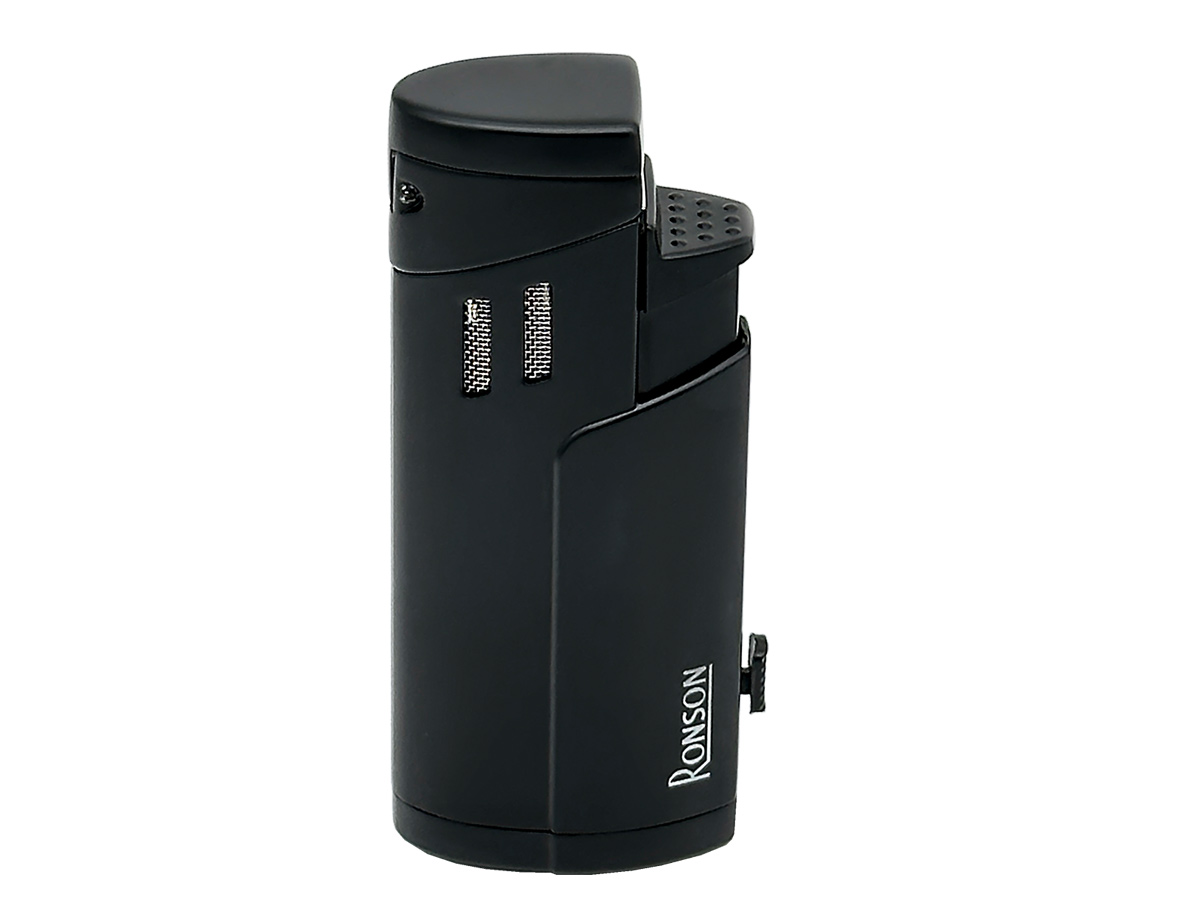 Ronson Jet-Flame Cigar Lighter Cyclon Black
