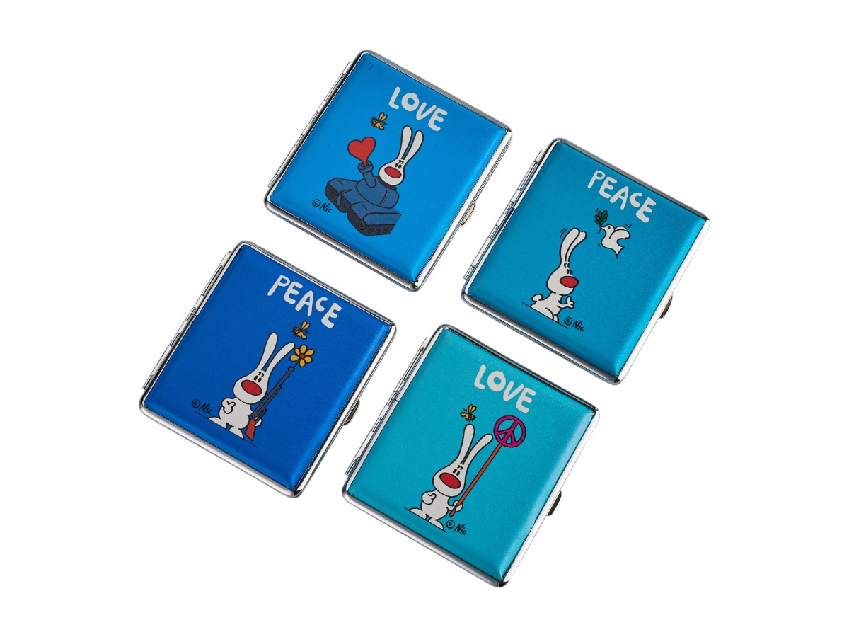 Champ Cigarette Case Love&Peace Band