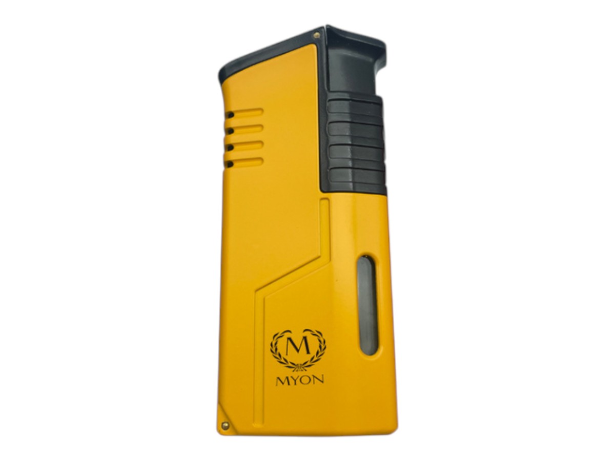 Myon Coursan 3-Jet Lighter Piercer + Pin yellow