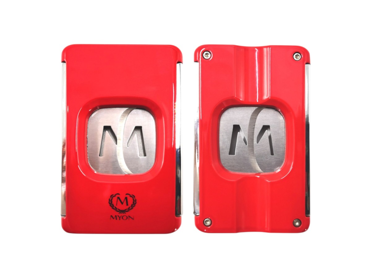 Myon Zigarren Cutter Biot mit Piercer red