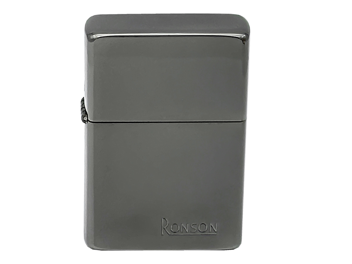 Ronson Fluid Lighter RFL 200 Gun Metal Shiny