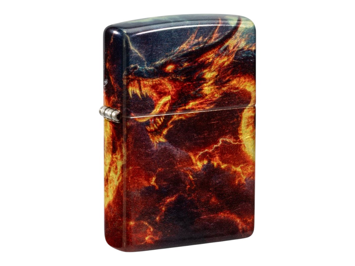 Zippo Fire Dragon Design