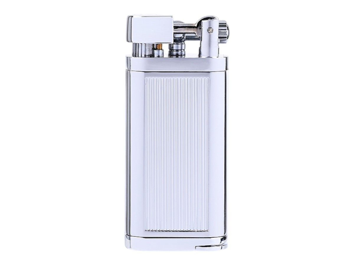 Myon Saint Claude Pipe Softflame Lighter chrom