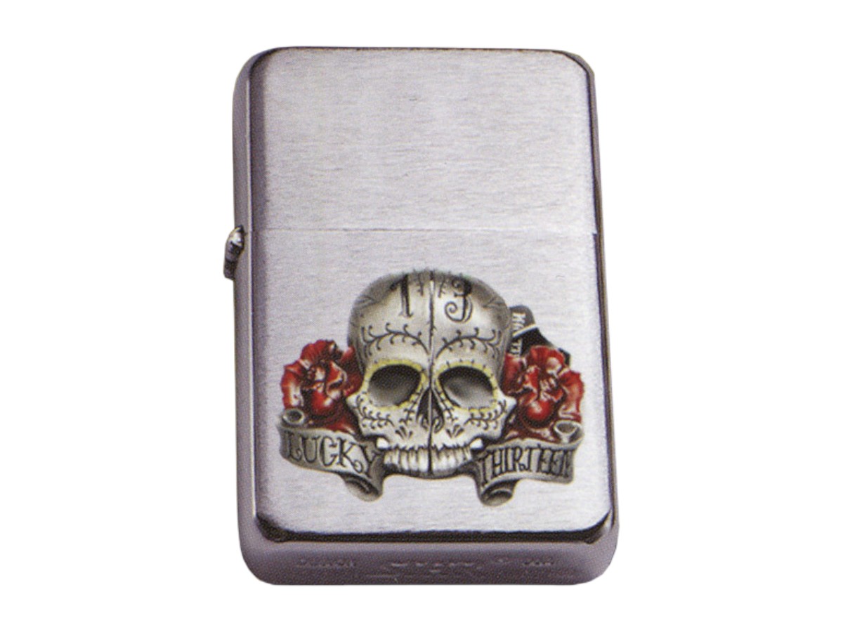 Z-Plus Cool Skull Lucky 13 chrome