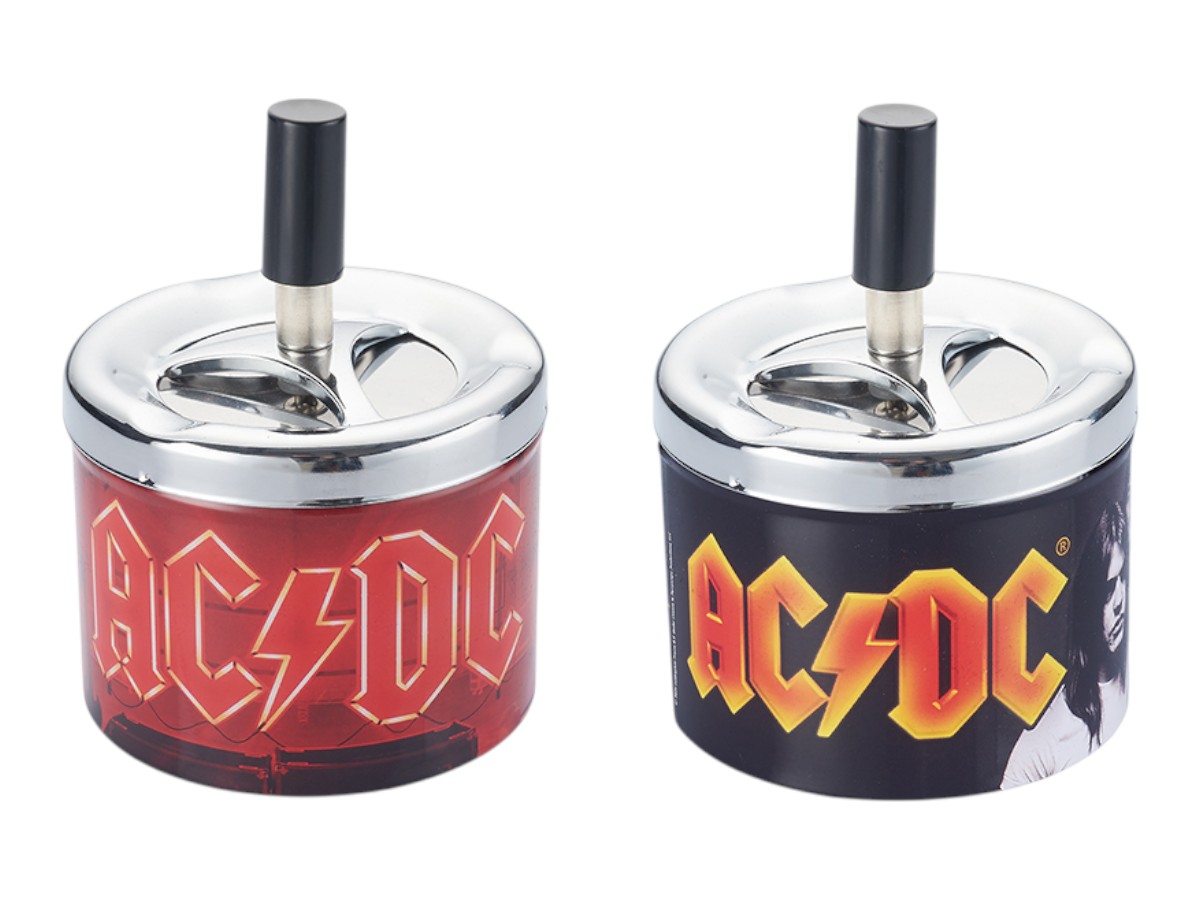 Champ AC/DC Small Push Ashtray