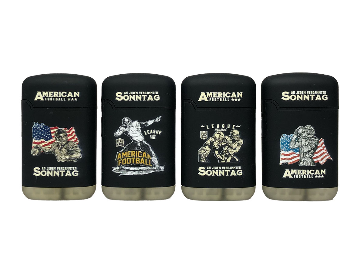 Easy Torch 8 Relief American Football schwarz