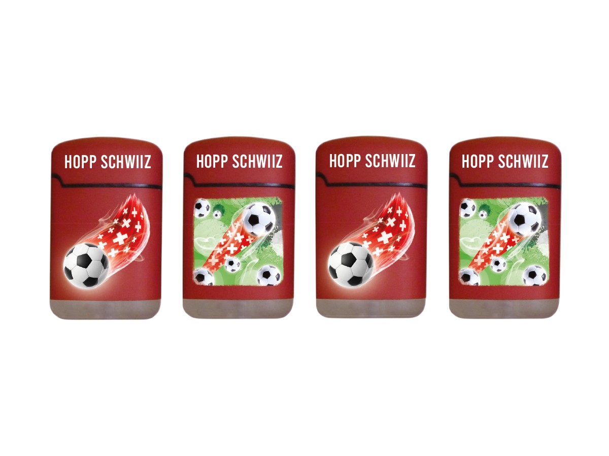 Easy Torch 8 Rubber Fußball Schweiz rot